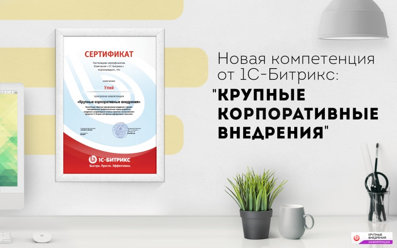 Улей взял новую вершину! Компетенция 1С-Битрикс "Крупные Корпоративные Внедрения"