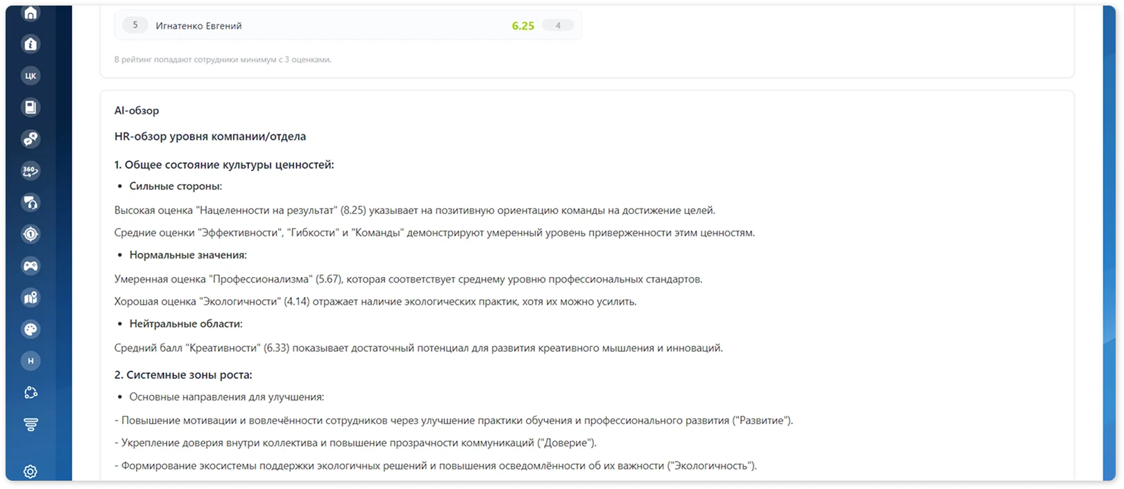 AI-обзор результатов